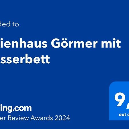 Ferienhaus Goermer Mit Wasserbett Schmölln Exterior foto